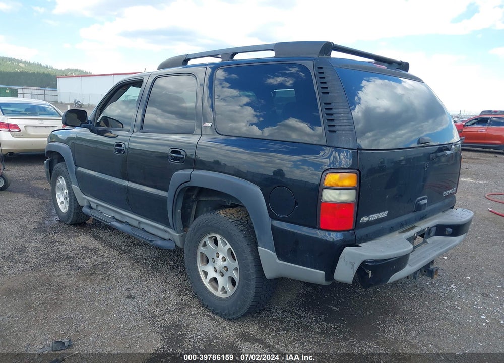 2005 CHEVROLET TAHOE Z71 VIN: 1GNEK13T95R262136