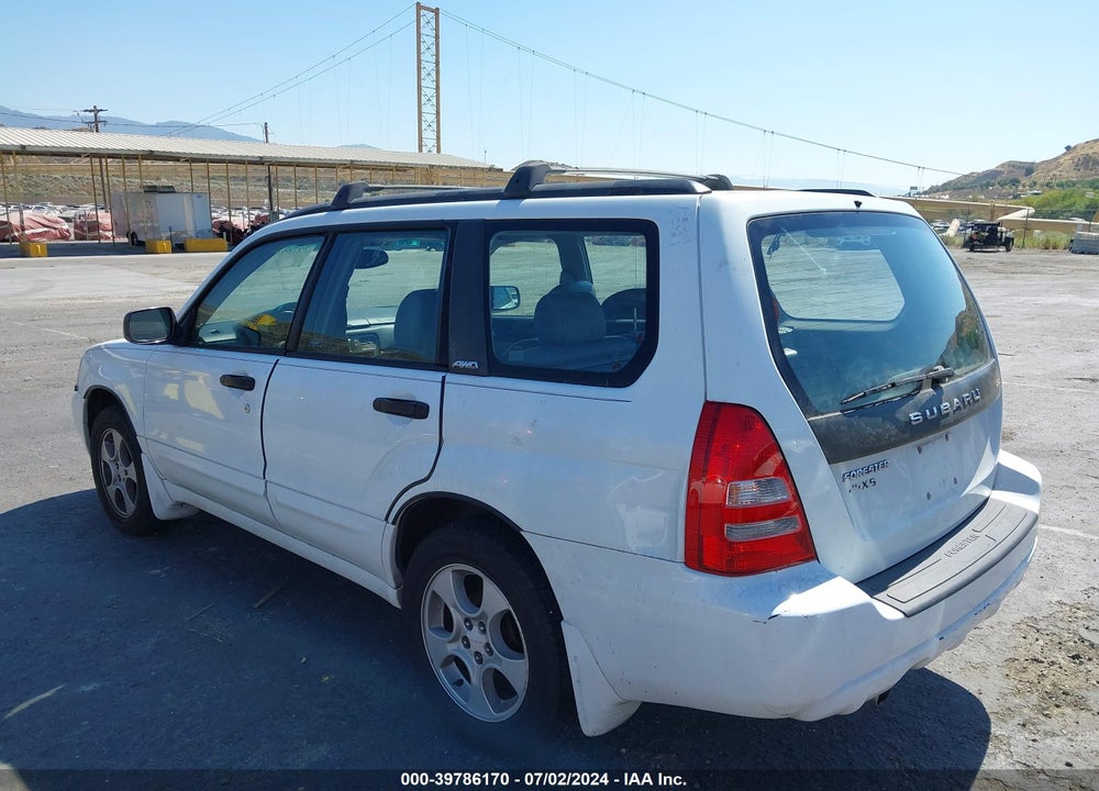 2003 SUBARU FORESTER XS VIN: JF1SG65633H742215