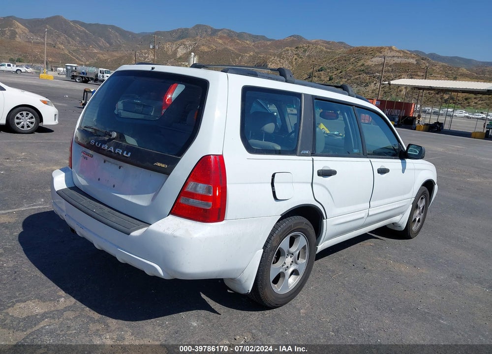2003 SUBARU FORESTER XS VIN: JF1SG65633H742215