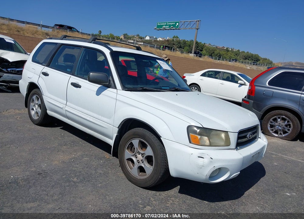 2003 SUBARU FORESTER XS VIN: JF1SG65633H742215