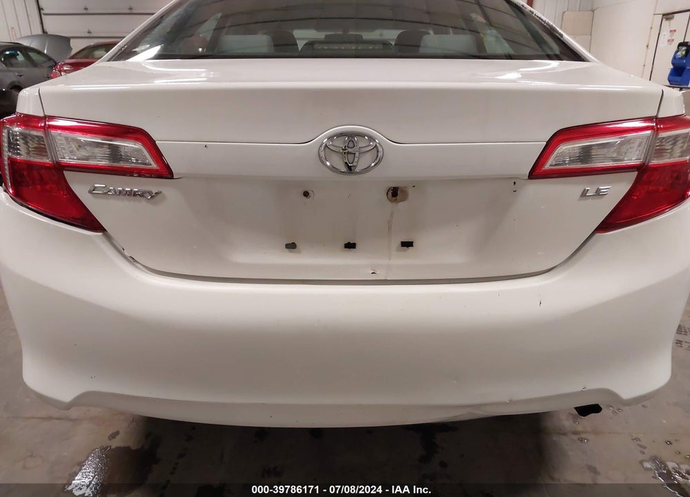 2012 TOYOTA CAMRY LE VIN: 4T1BF1FK8CU100023