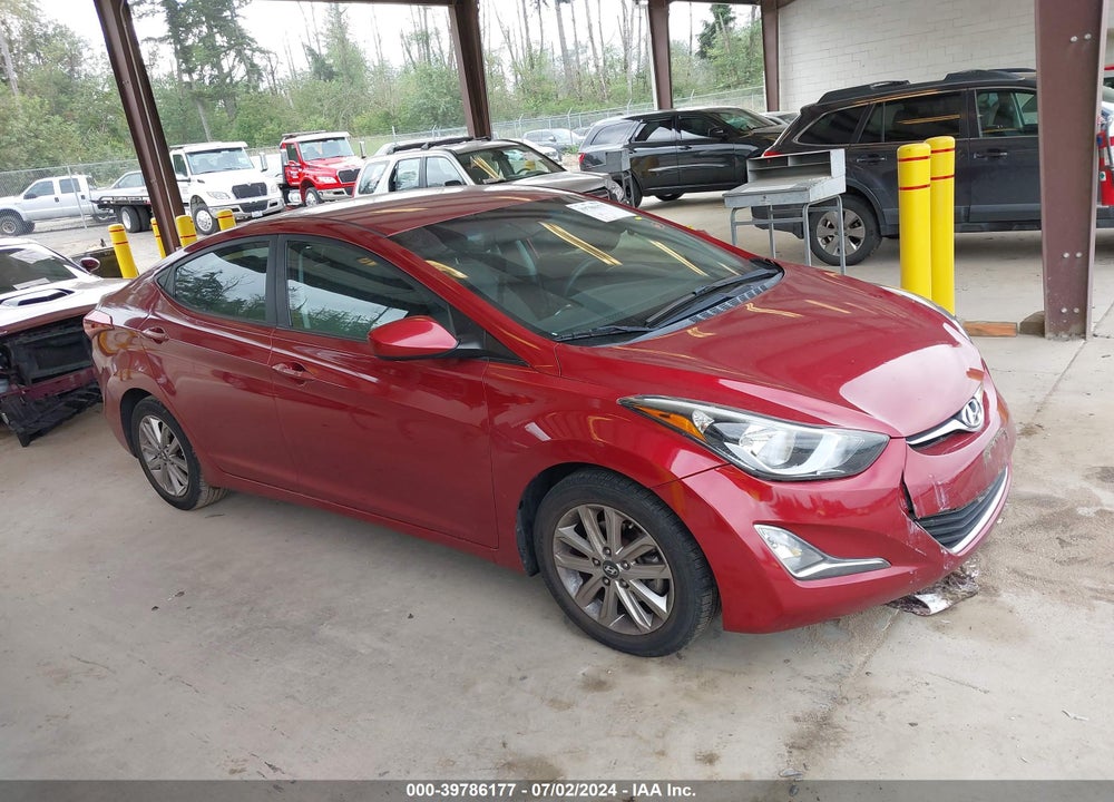 2016 HYUNDAI ELANTRA SE VIN: 5NPDH4AE4GH721138