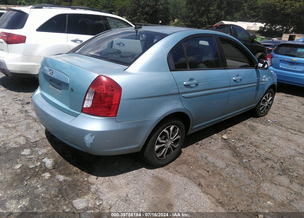 2010 HYUNDAI ACCENT GLS VIN: KMHCN4AC0AU423584