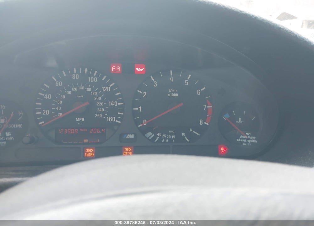 1998 BMW M3 VIN: WBSBK9338WEC42524