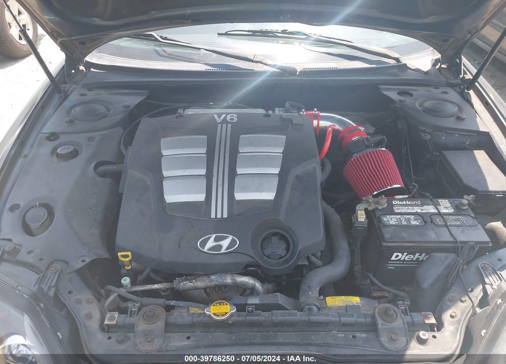 2003 HYUNDAI TIBURON GT V6 VIN: KMHHN65F53U070509