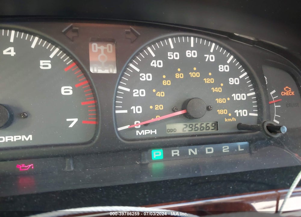2001 TOYOTA 4RUNNER LIMITED V6 VIN: JT3HN87R110339864