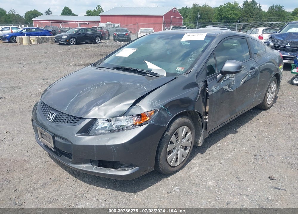 2012 HONDA CIVIC LX VIN: 2HGFG3B59CH511675