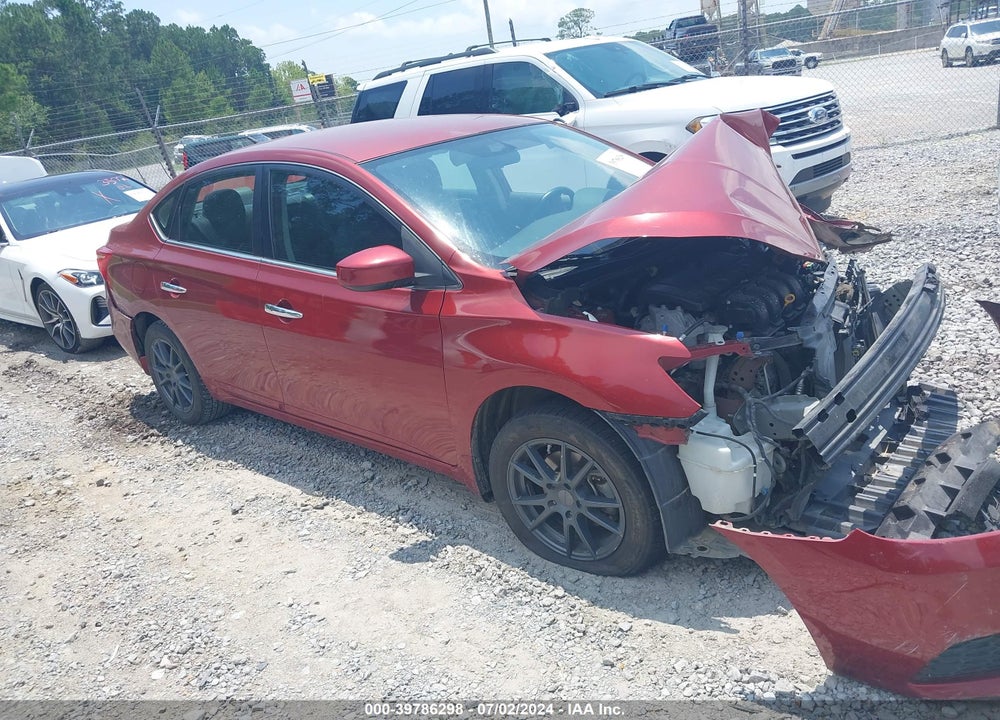 2016 NISSAN SENTRA SV VIN: 3N1AB7AP5GY309212