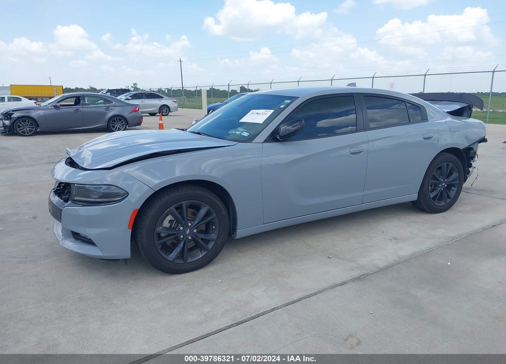 2022 DODGE CHARGER SXT AWD VIN: 2C3CDXJG9NH184366