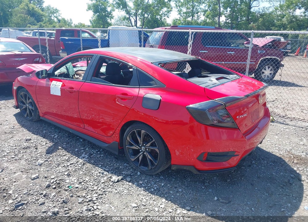 2020 HONDA CIVIC SPORT VIN: 2HGFC2E81LH526957