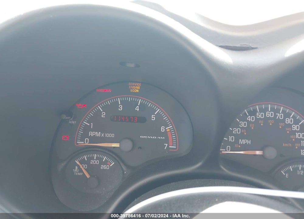 2003 PONTIAC GRAND AM SE1 VIN: 1G2NF52E73M724196