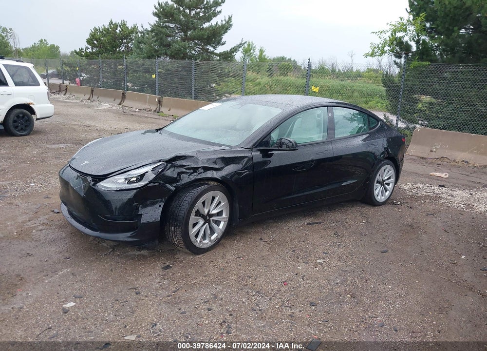 2021 TESLA MODEL 3 LONG RANGE DUAL MOTOR ALL-WHEEL DRIVE VIN: 5YJ3E1EB6MF032683