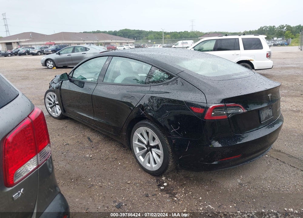2021 TESLA MODEL 3 LONG RANGE DUAL MOTOR ALL-WHEEL DRIVE VIN: 5YJ3E1EB6MF032683