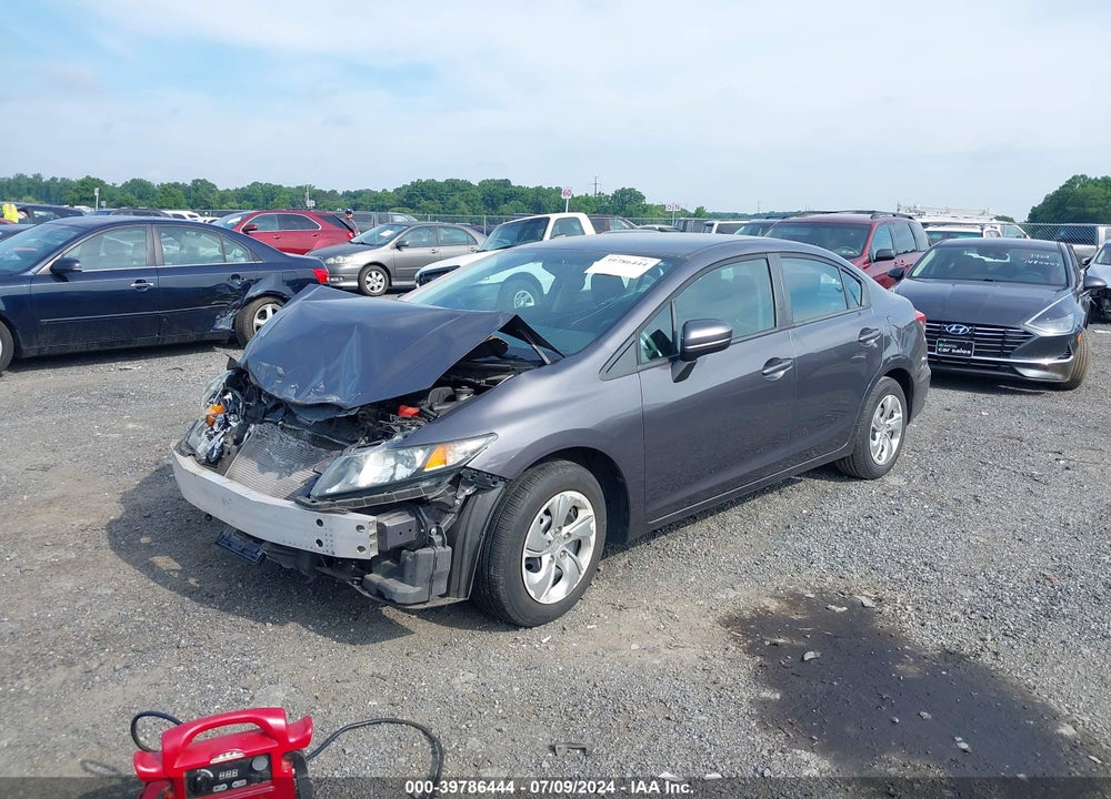 2015 HONDA CIVIC LX VIN: 19XFB2F51FE243433