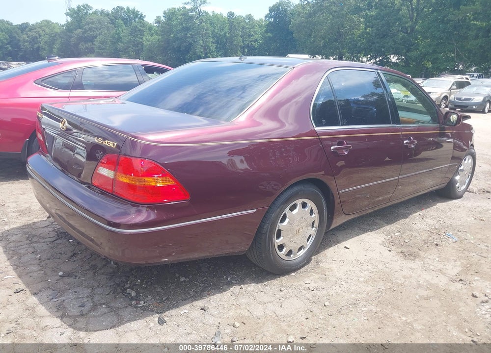 2001 LEXUS LS 430 VIN: JTHBN30F310020338