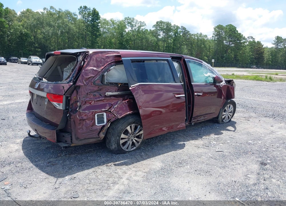2016 HONDA ODYSSEY EX-L VIN: 5FNRL5H62GB164754