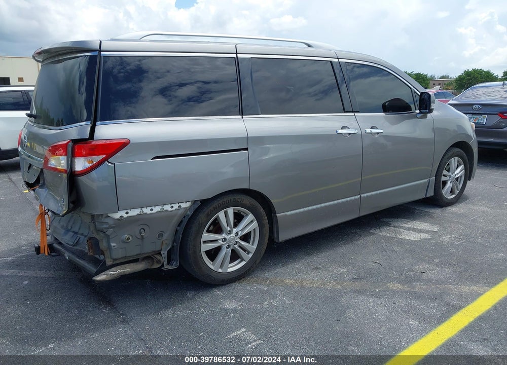 2013 NISSAN QUEST SL VIN: JN8AE2KP9D9066094