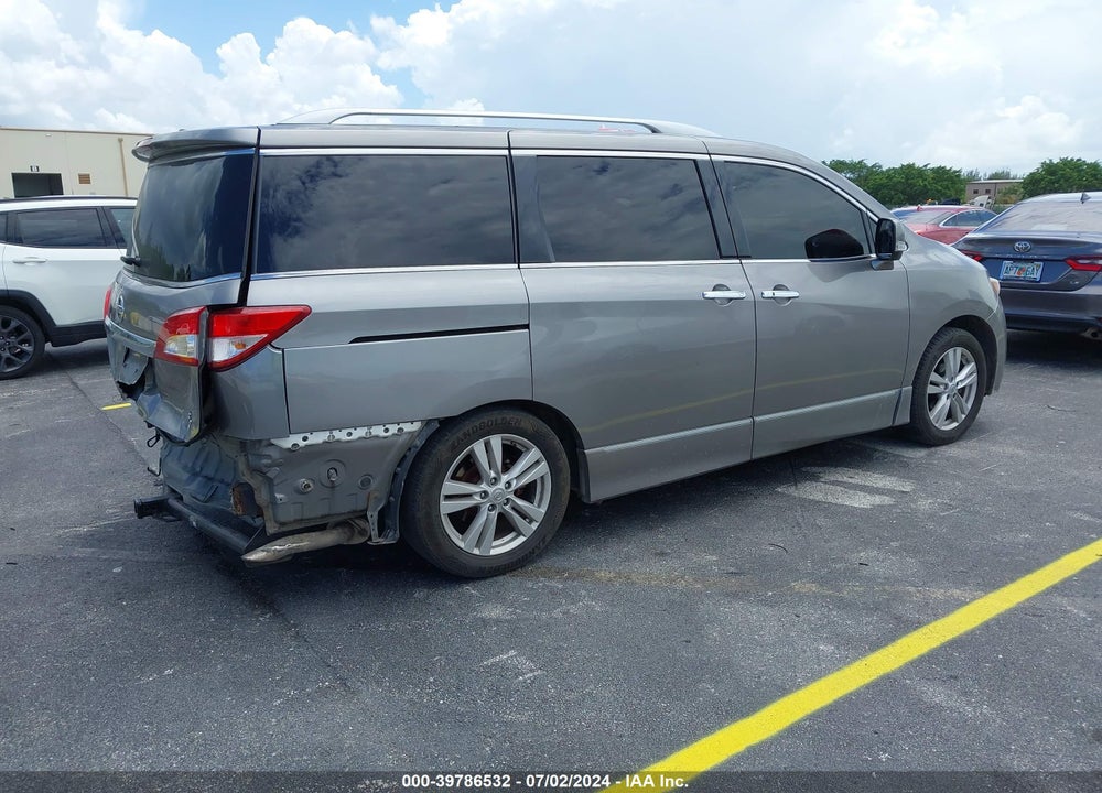 2013 NISSAN QUEST SL VIN: JN8AE2KP9D9066094