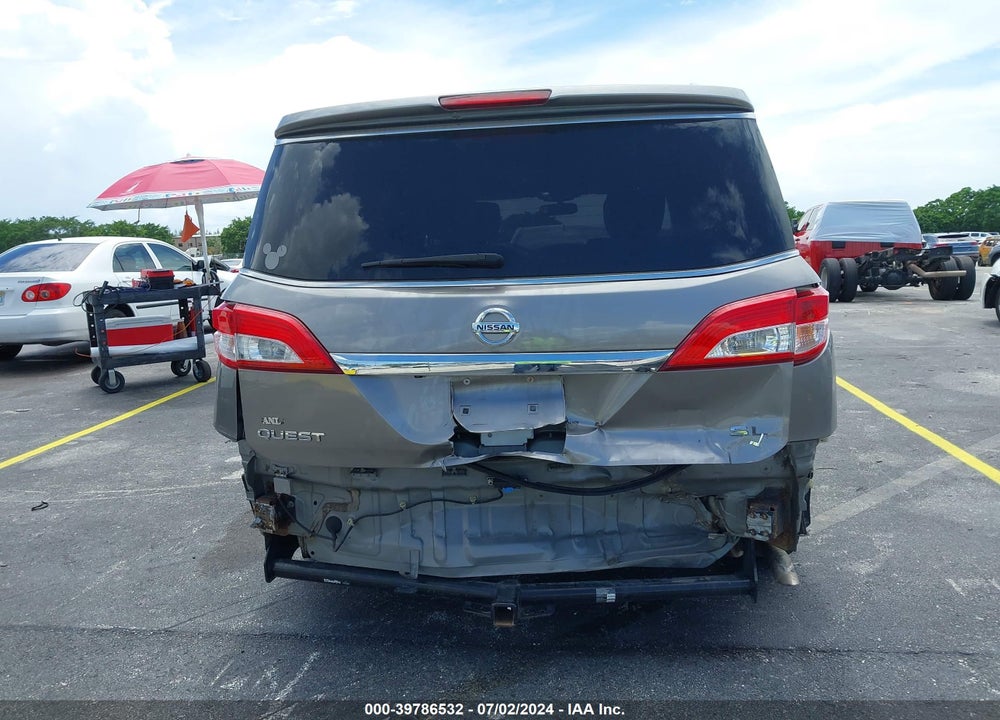 2013 NISSAN QUEST SL VIN: JN8AE2KP9D9066094