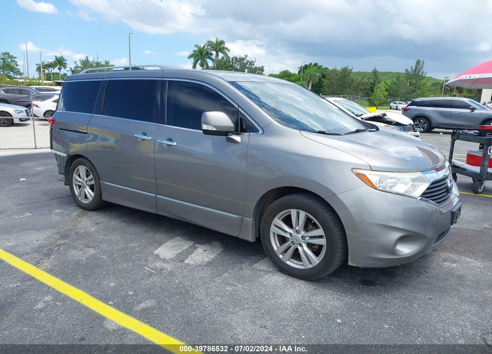 2013 NISSAN QUEST SL VIN: JN8AE2KP9D9066094
