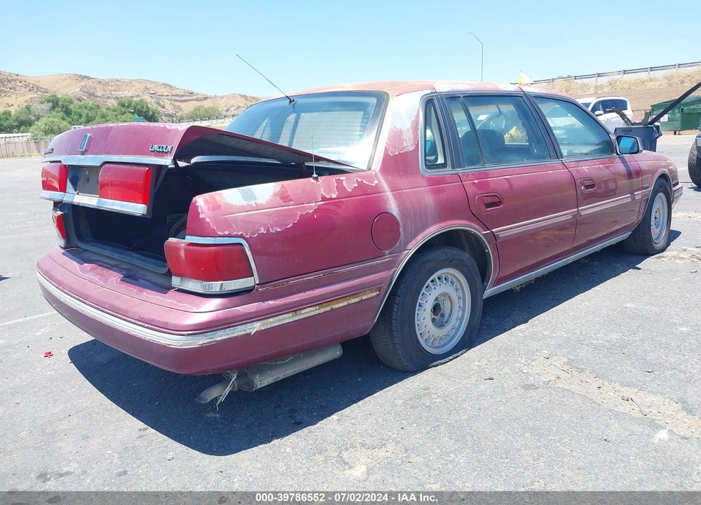 1993 LINCOLN CONTINENTAL EXECUTIVE VIN: 1LNLM9742PY631371