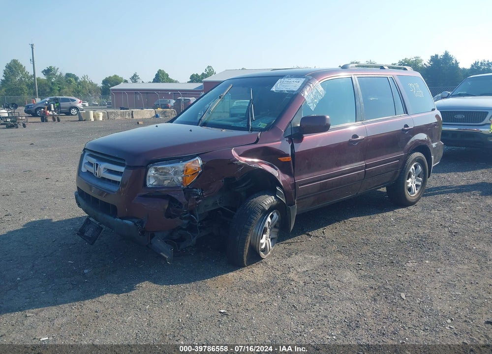 2008 HONDA PILOT VIN: 5FNYF18288B041079