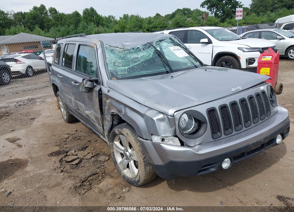2016 JEEP PATRIOT LATITUDE VIN: 1C4NJRFB1GD608337