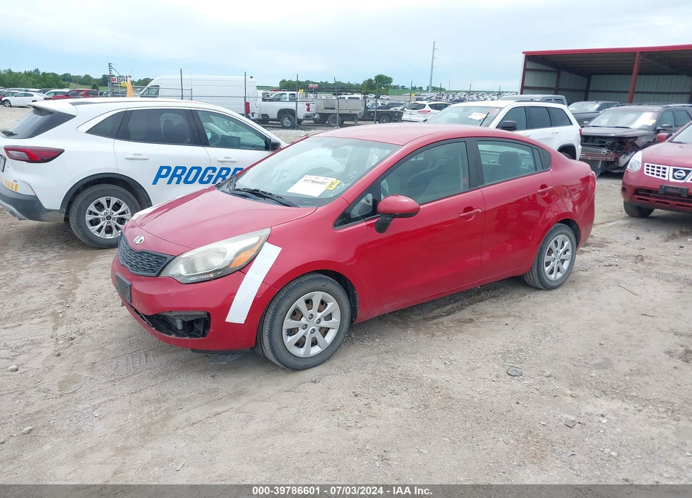 2014 KIA RIO LX VIN: KNADM4A33E6330089