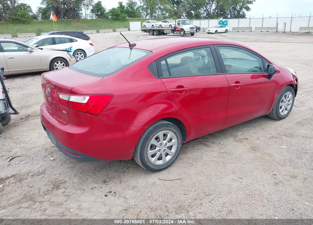 2014 KIA RIO LX VIN: KNADM4A33E6330089