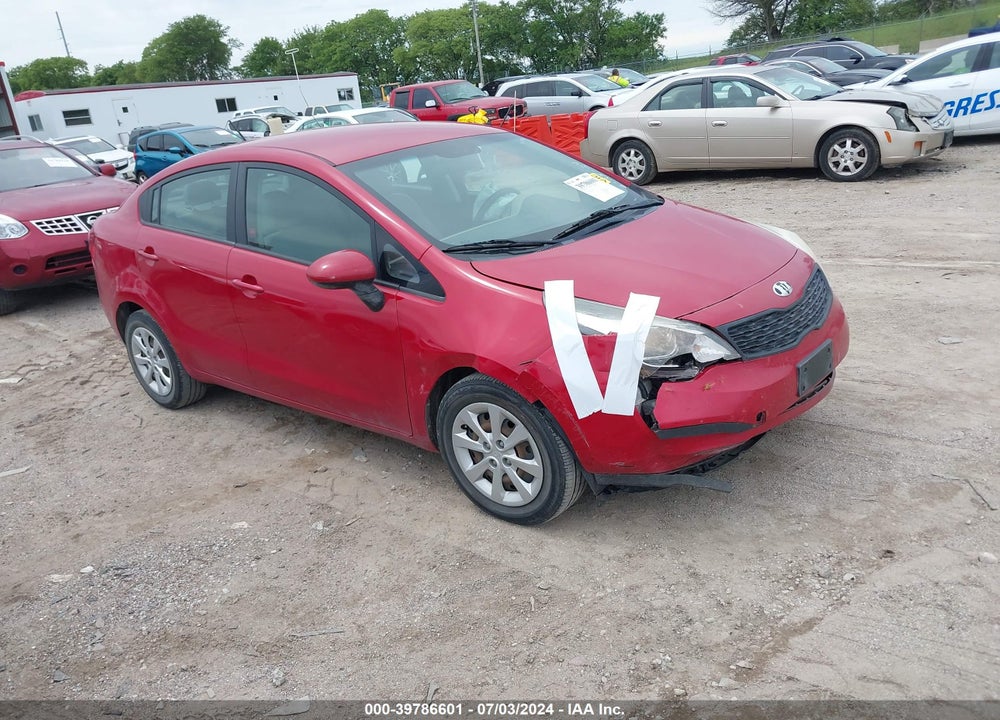 2014 KIA RIO LX VIN: KNADM4A33E6330089