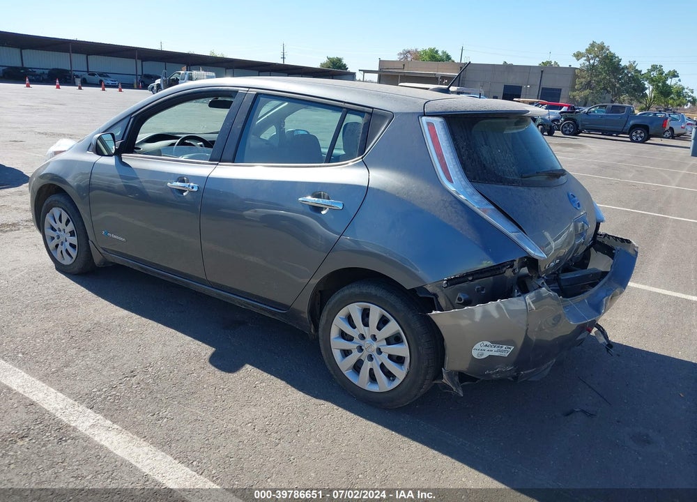2015 NISSAN LEAF S VIN: 1N4AZ0CP7FC315281
