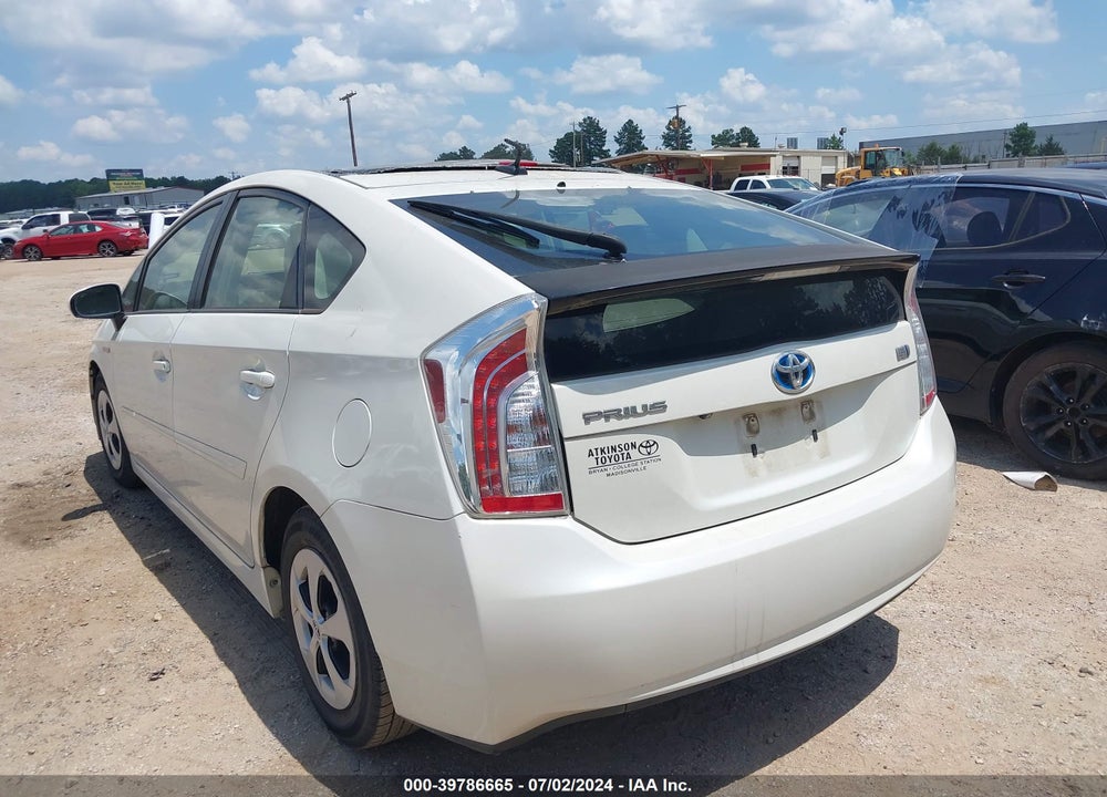 2012 TOYOTA PRIUS VIN: JTDKN3DUXC1518740