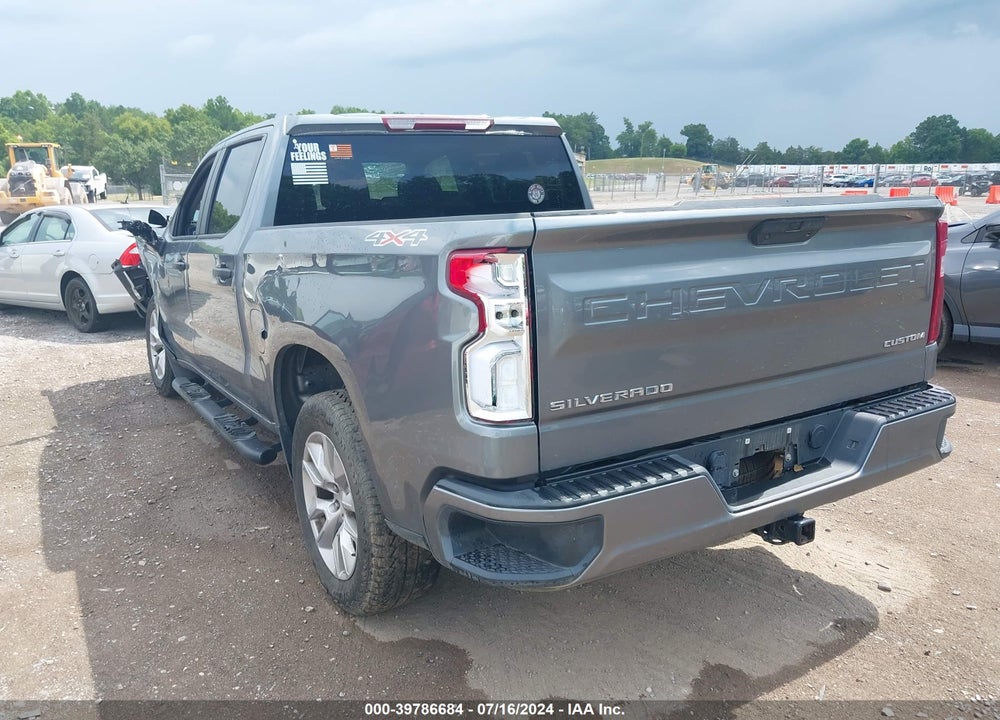 2021 CHEVROLET SILVERADO 1500 CUSTOM VIN: 3GCPYBEK2MG282284