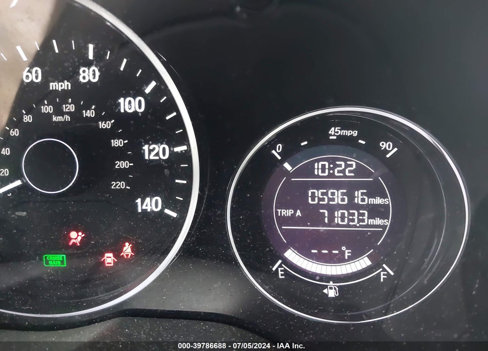 2017 HONDA HR-V EX-L VIN: 3CZRU5H74HM718454