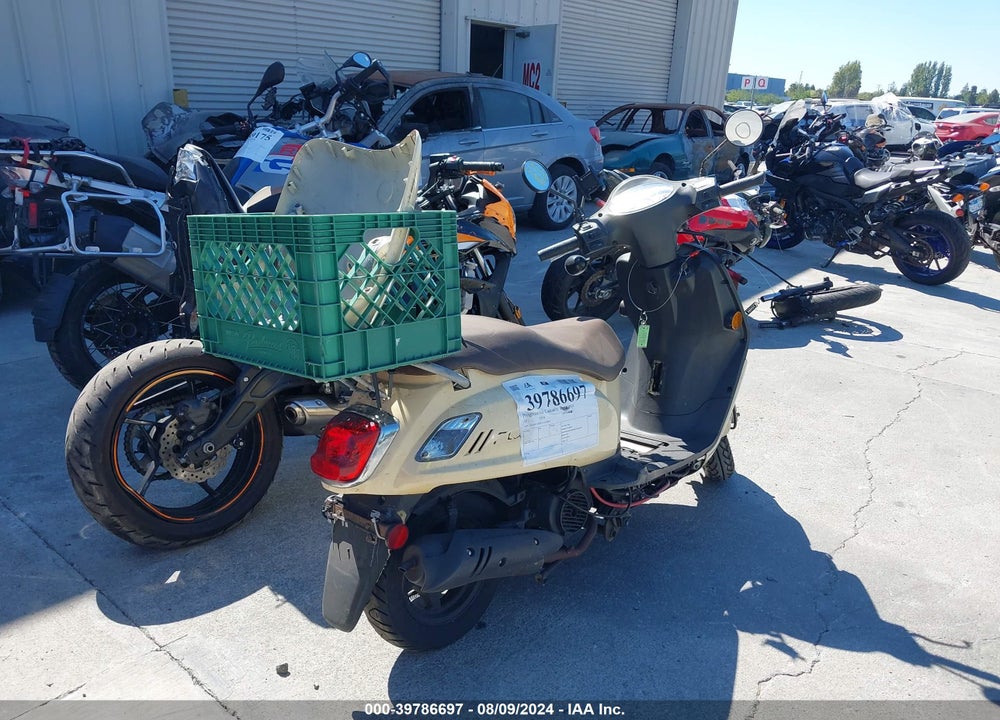 2012 SYM FIDDLE II 125 VIN: RFGBS1HE9CXAW3862