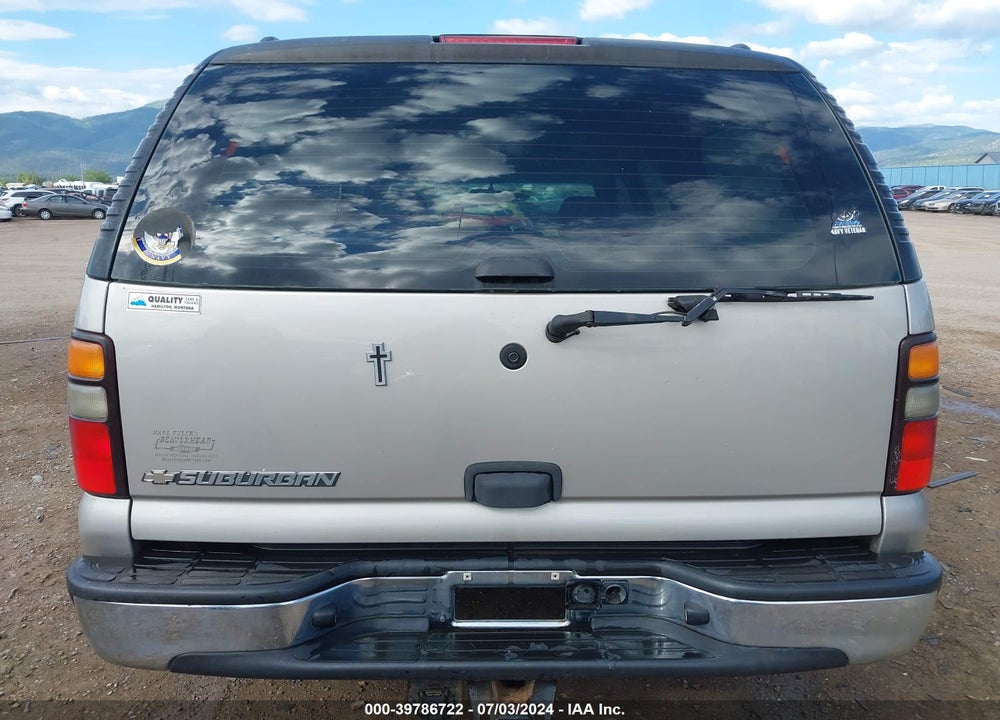 2006 CHEVROLET SUBURBAN 1500 COMMERCIAL FLEET VIN: 3GNFK16ZX6G221438
