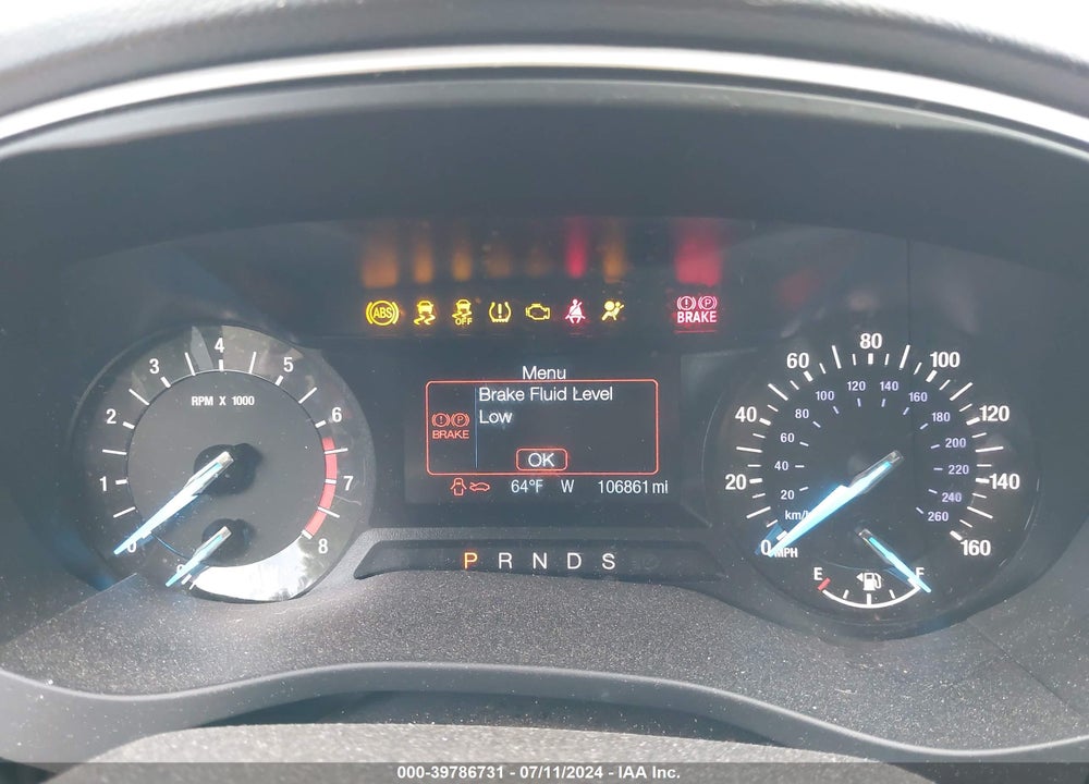 2016 FORD FUSION SE VIN: 3FA6P0H74GR318372