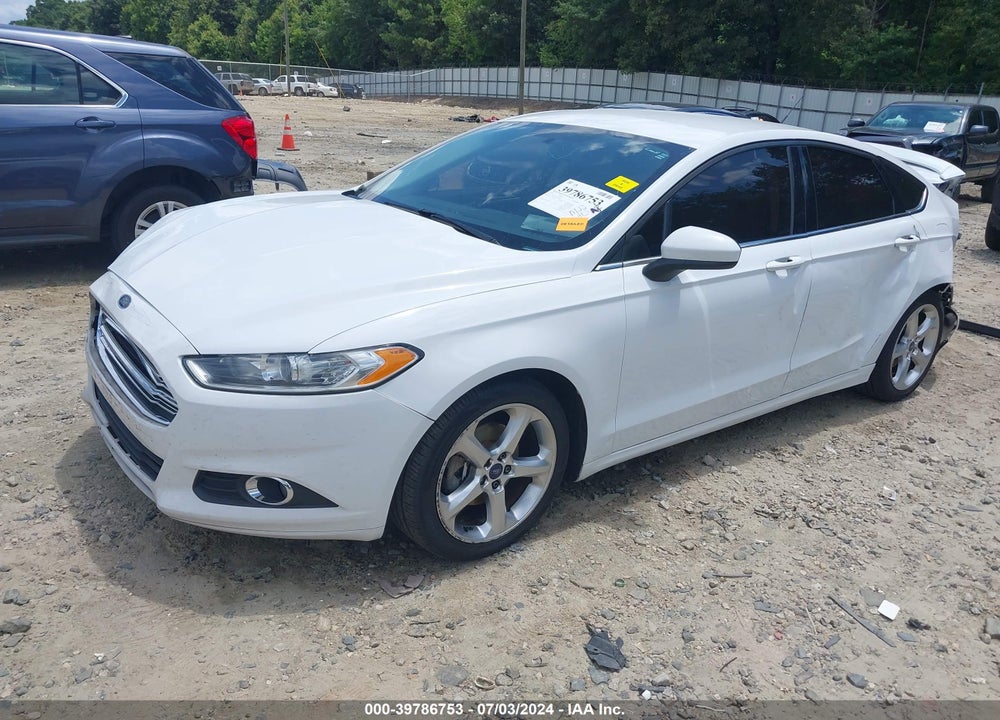 2016 FORD FUSION S VIN: 3FA6P0G77GR338097
