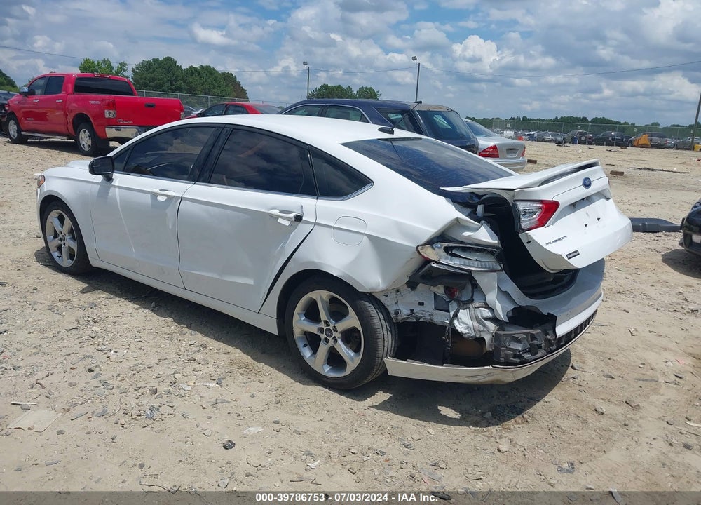 2016 FORD FUSION S VIN: 3FA6P0G77GR338097