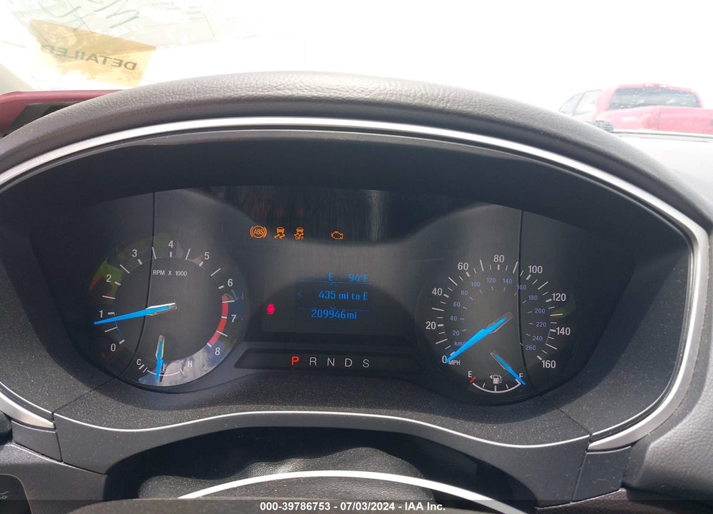2016 FORD FUSION S VIN: 3FA6P0G77GR338097