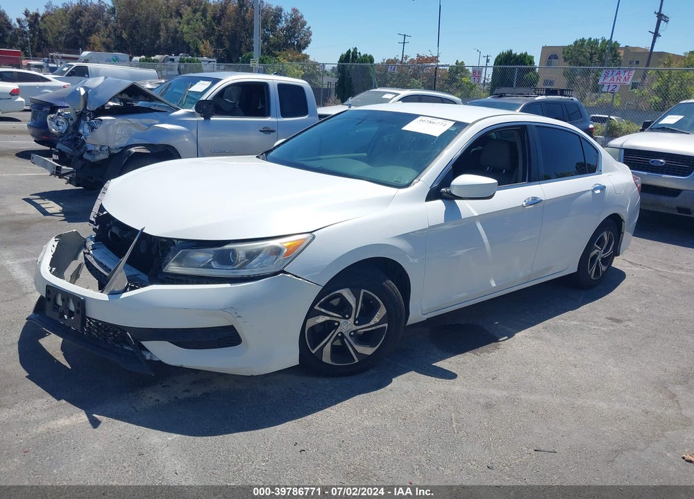 2017 HONDA ACCORD LX VIN: 1HGCR2F39HA084486