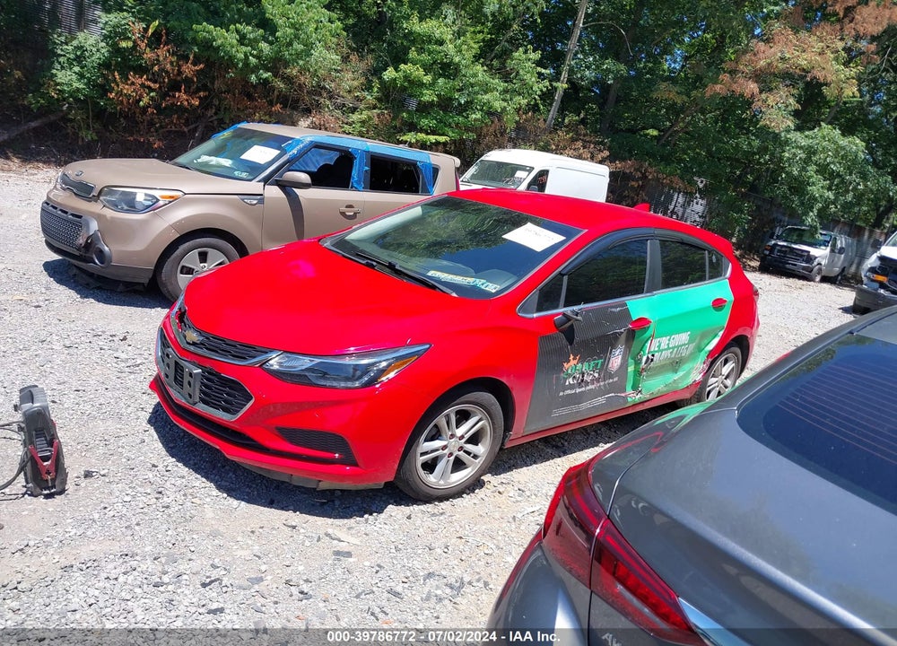 2017 CHEVROLET CRUZE LT AUTO VIN: 3G1BE6SM0HS516692