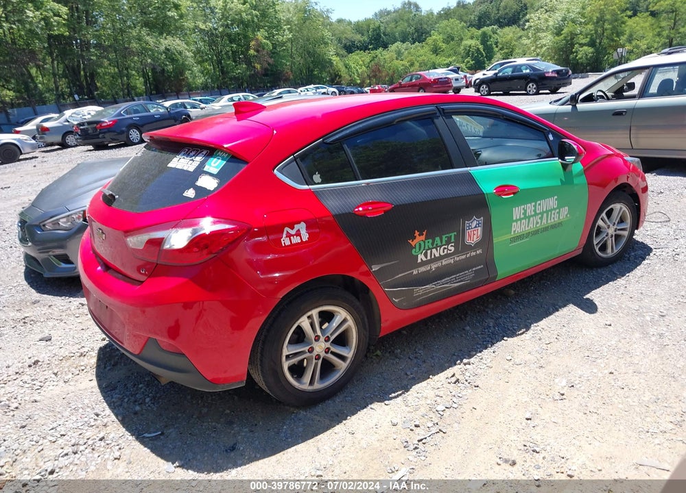 2017 CHEVROLET CRUZE LT AUTO VIN: 3G1BE6SM0HS516692
