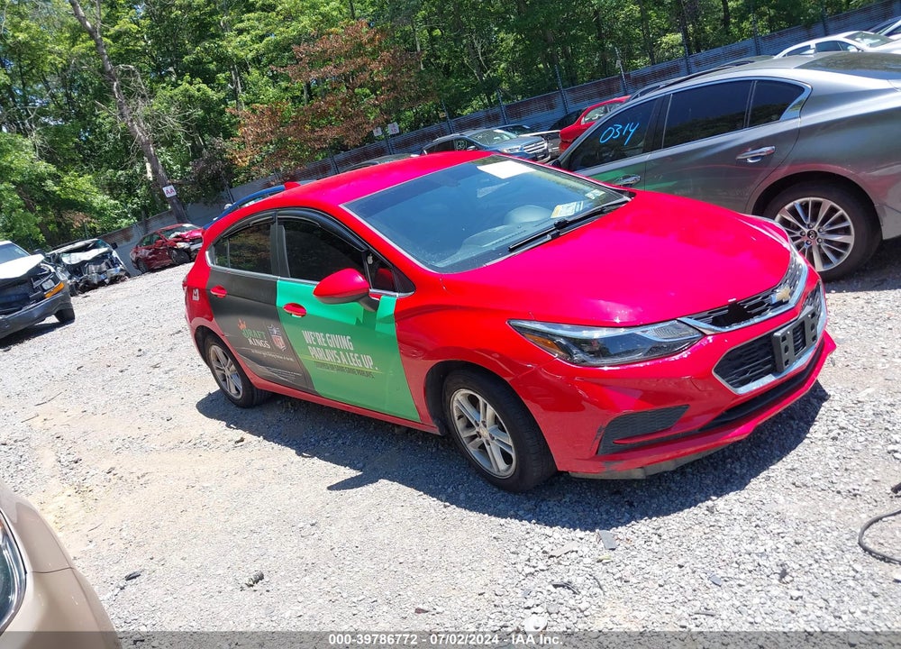 2017 CHEVROLET CRUZE LT AUTO VIN: 3G1BE6SM0HS516692