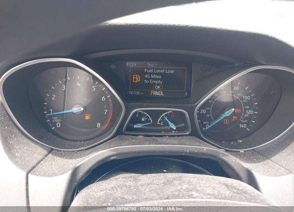 2018 FORD FOCUS VIN: 1FADP3F20JL240128