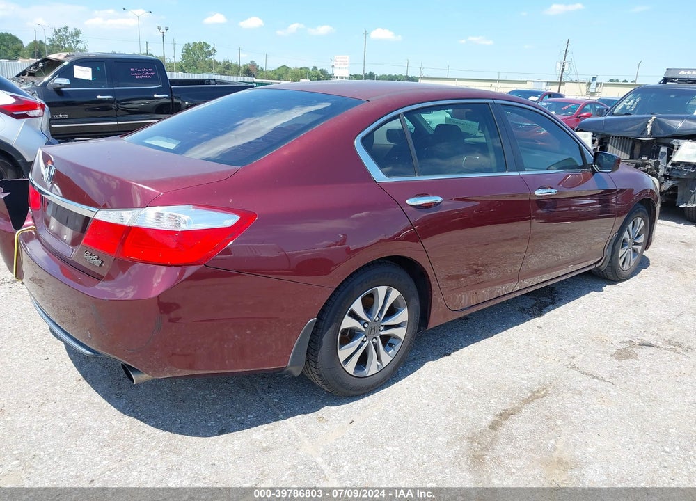 2014 HONDA ACCORD LX VIN: 1HGCR2F31EA190975