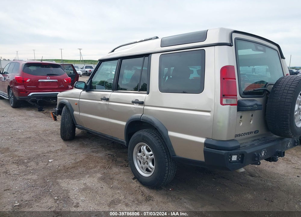 1999 LAND ROVER DISCOVERY SERIES II VIN: SALTY1249XA231634