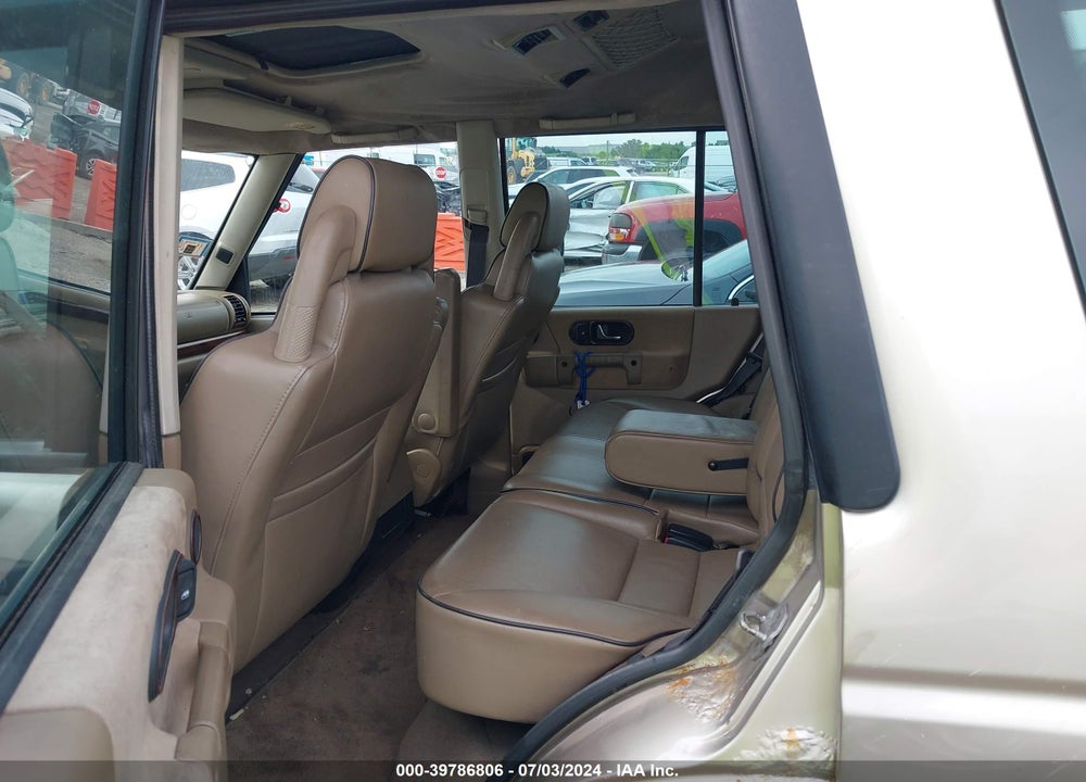 1999 LAND ROVER DISCOVERY SERIES II VIN: SALTY1249XA231634