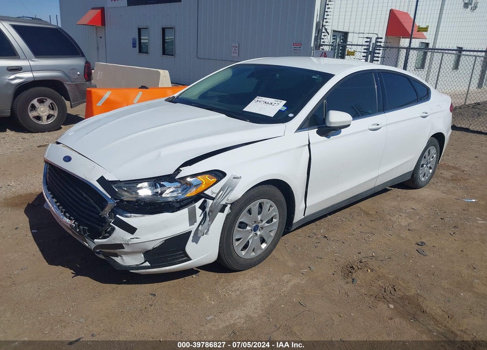 2020 FORD FUSION S VIN: 3FA6P0G70LR220743