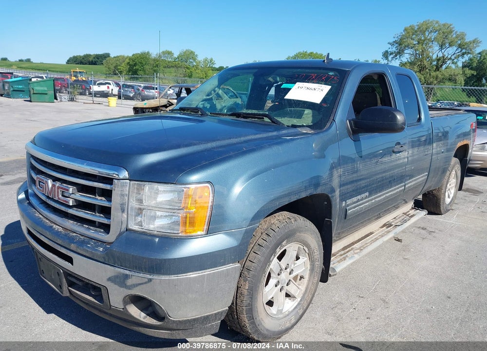 2009 GMC SIERRA 1500 SLE VIN: 1GTEK29039Z276874